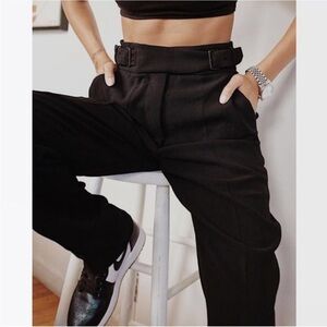 Wilfred Anna Pants Straight Leg Trouser Tan Womens 4